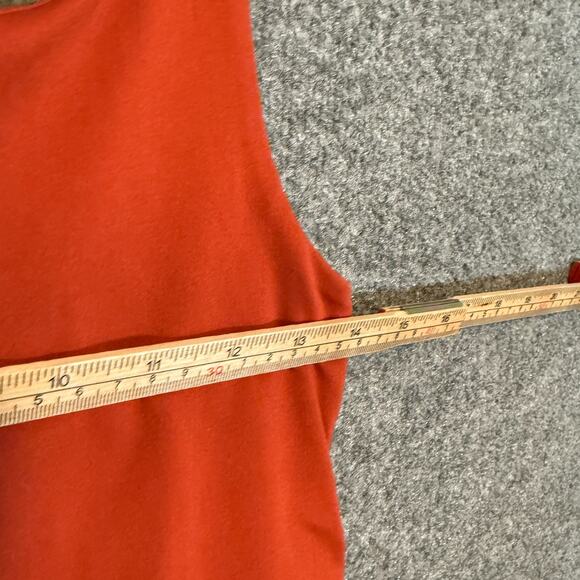 Girlfiend Collective Sports Bra Womens Medium Orange Paloma Racerback Athleisure - Picture 6 of 6